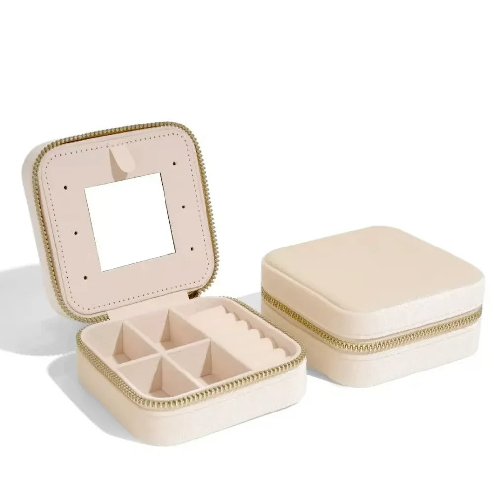 Rangement Boucle D'oreille Coffret Velours De Voyage