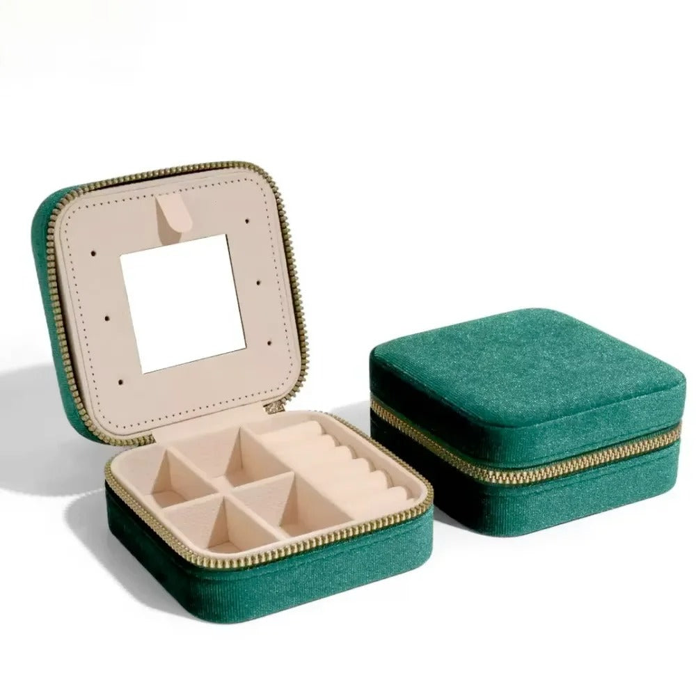 Rangement Boucle D'oreille Coffret Velours De Voyage
