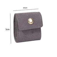 Rangement Boucle D'oreille Mini Pochette Bouton Pression
