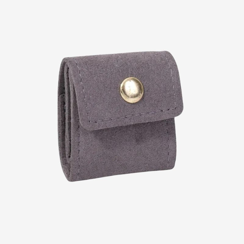 Rangement Boucle D'oreille Mini Pochette Bouton Pression