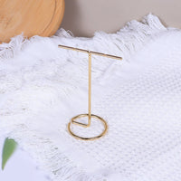 Rangement Boucle D'oreille Présentoir T Doré - Acier Inoxydable