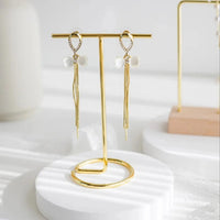 Rangement Boucle D'oreille Présentoir T Doré - Acier Inoxydable